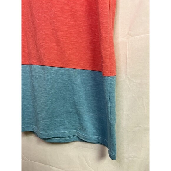 Boden Women’s Coralie Jersey Dress Colorblock Pink Blue Short Sleeves US 2 - Picture 4 of 11